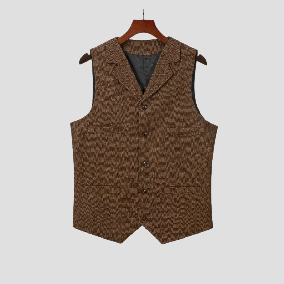 Men’s Suit Vest | Classic Button-Up Formal Waistcoat