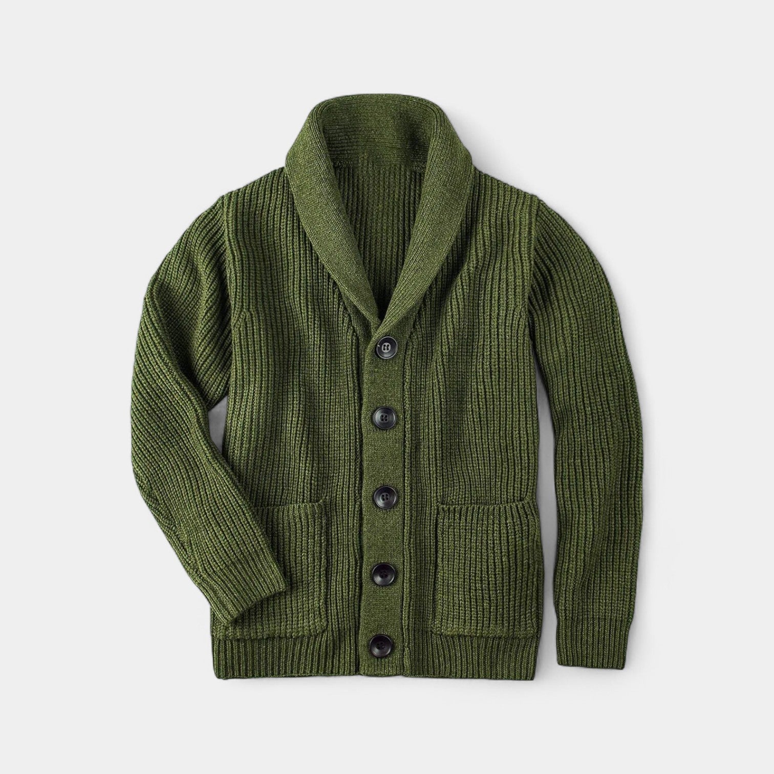 Men’s Winter Cardigan | Classic Button-Up Knit Cardigan