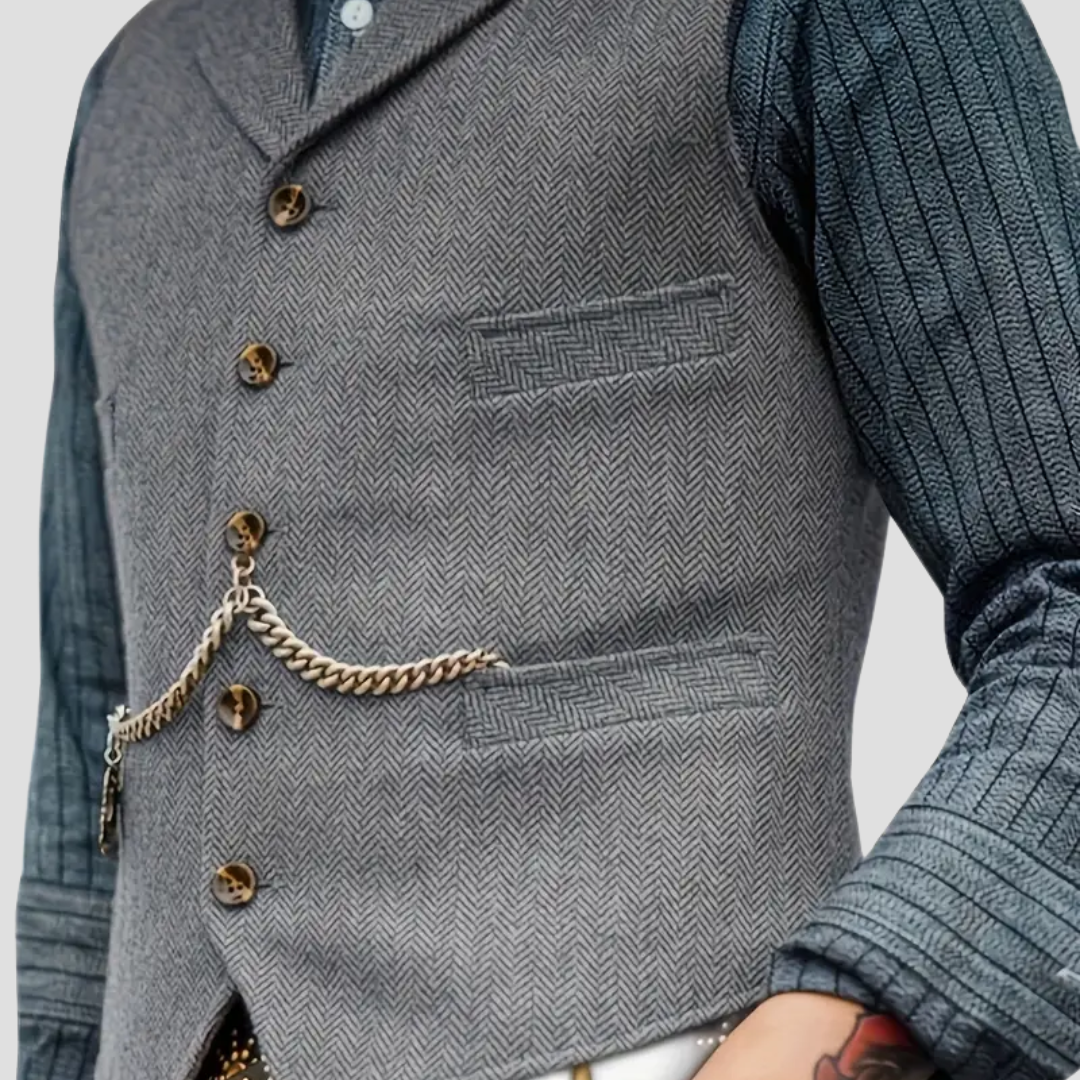 Men’s Suit Vest | Classic Button-Up Formal Waistcoat