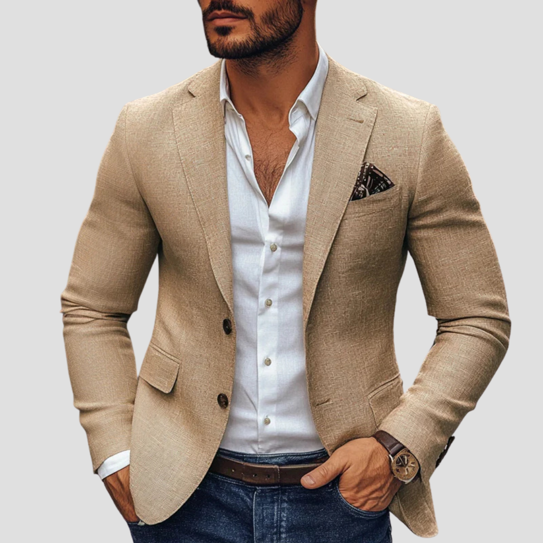 Men’s Suit Blazer | Classic Single-Breasted Formal Jacket