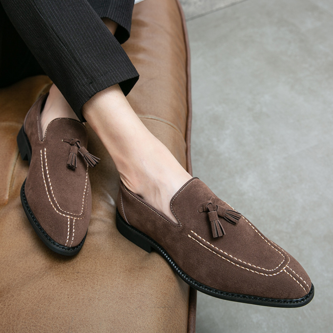 Men’s Tassel Dress Loafers | Classic Slip-On Dress Shoes