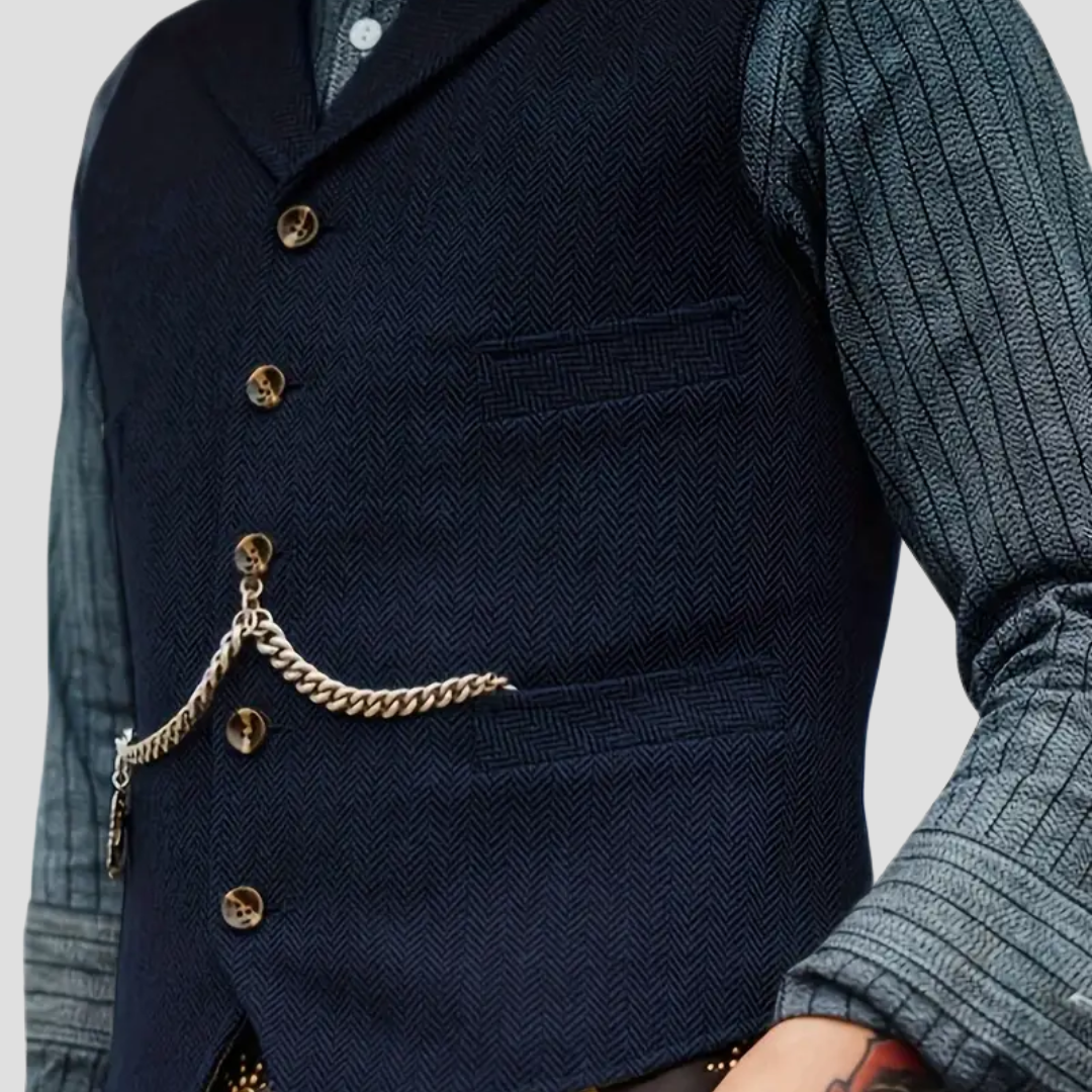 Men’s Suit Vest | Classic Button-Up Formal Waistcoat