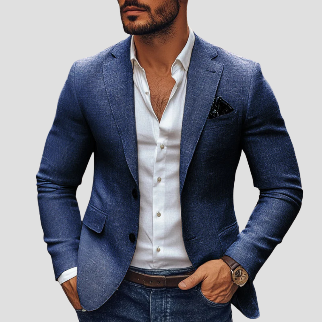 Men’s Suit Blazer | Classic Single-Breasted Formal Jacket