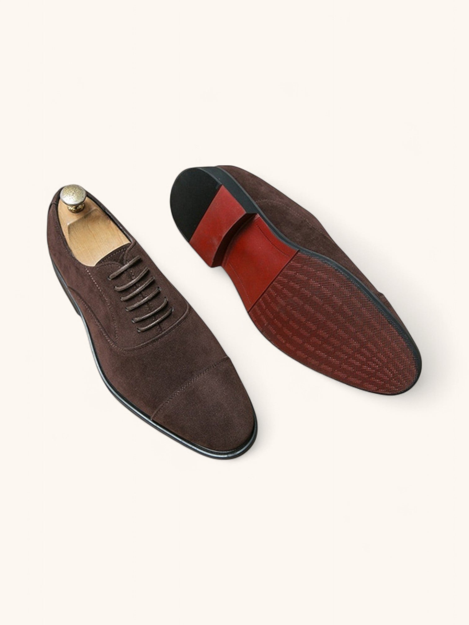 Men’s Lace-Up Shoes | Suede Oxford Formal Footwear