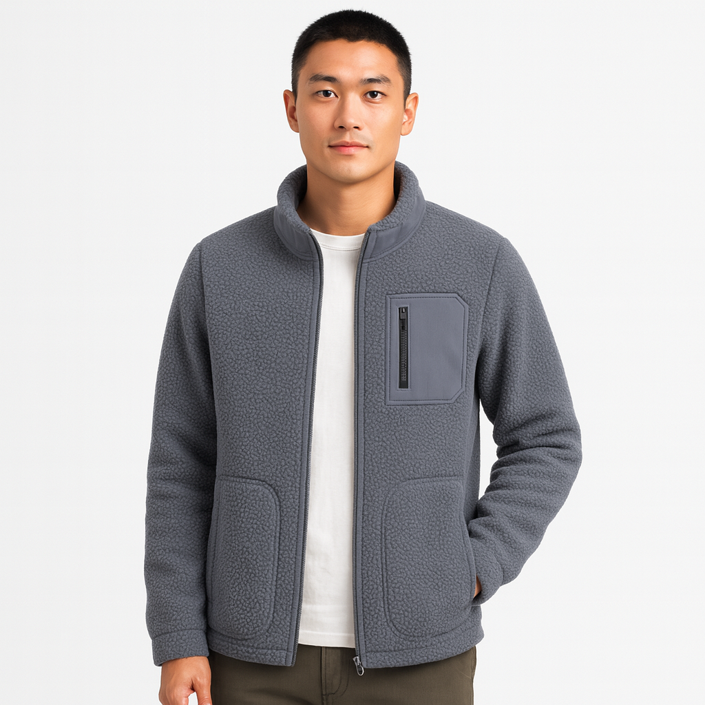 Men’s Winter Jacket | Soft Fleece Outdoor Outerwear