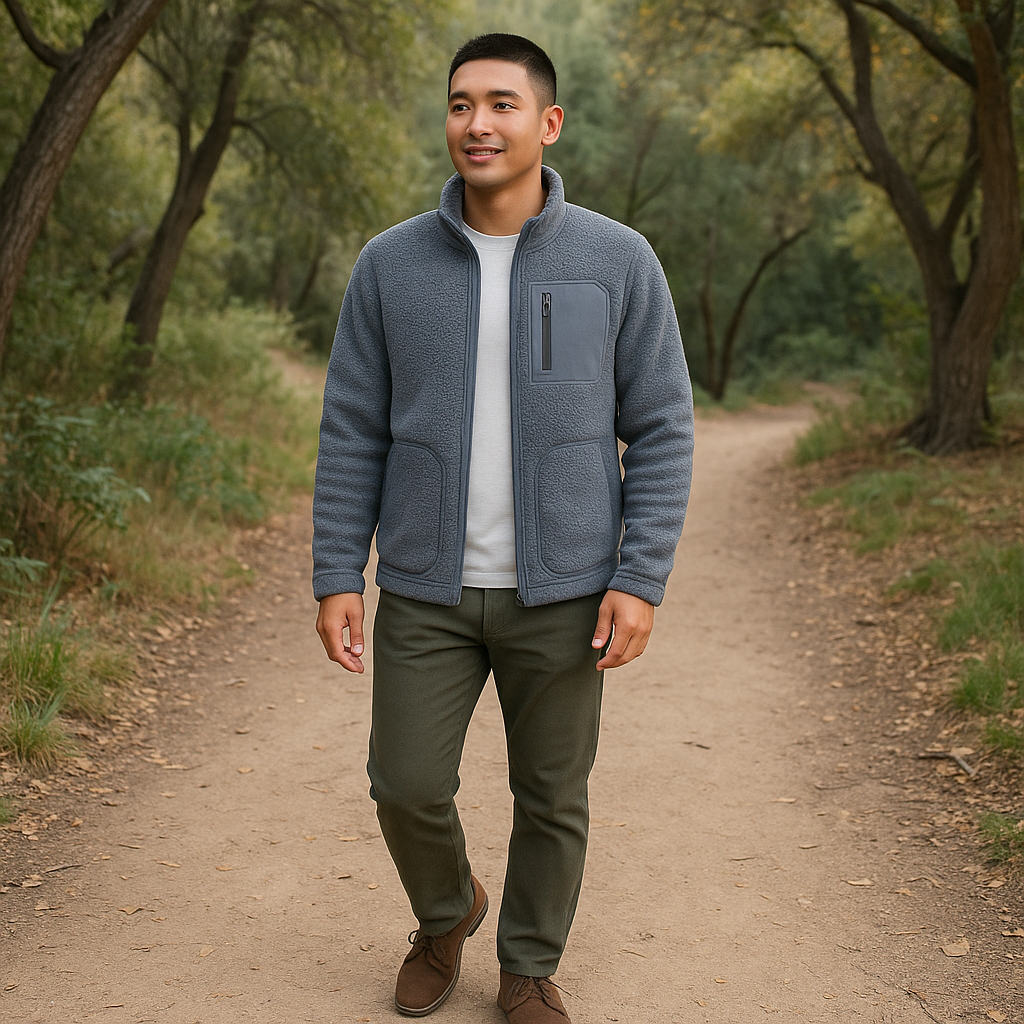 Men’s Winter Jacket | Soft Fleece Outdoor Outerwear