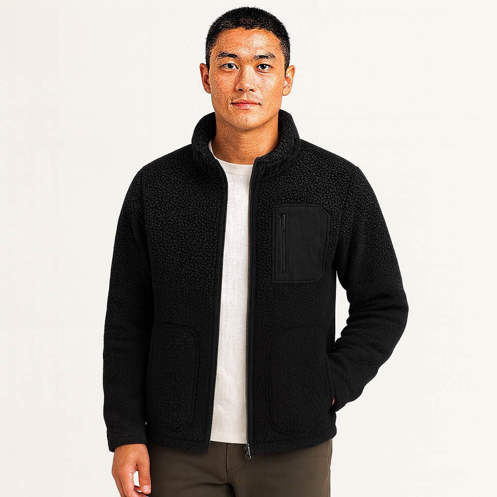 Men’s Winter Jacket | Soft Fleece Outdoor Outerwear