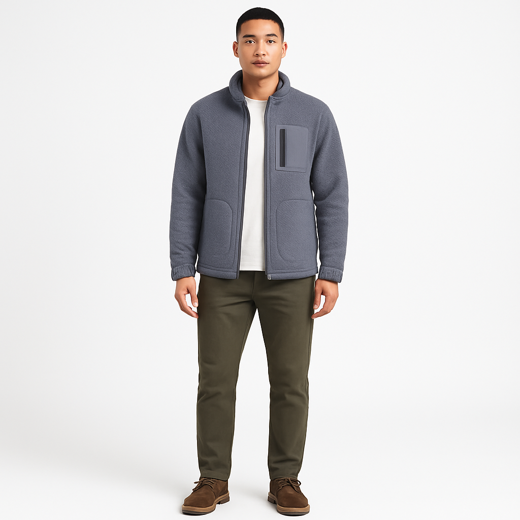 Men’s Winter Jacket | Soft Fleece Outdoor Outerwear