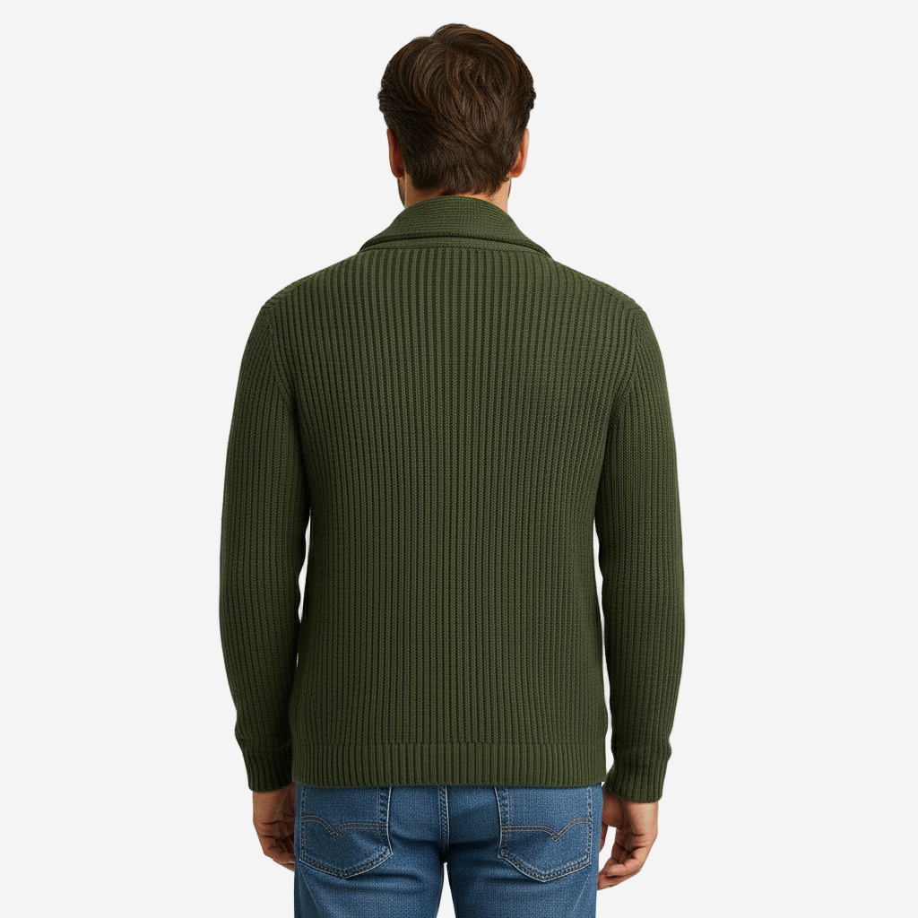 Men’s Knitted Cardigan | Classic Button-Up Sweater