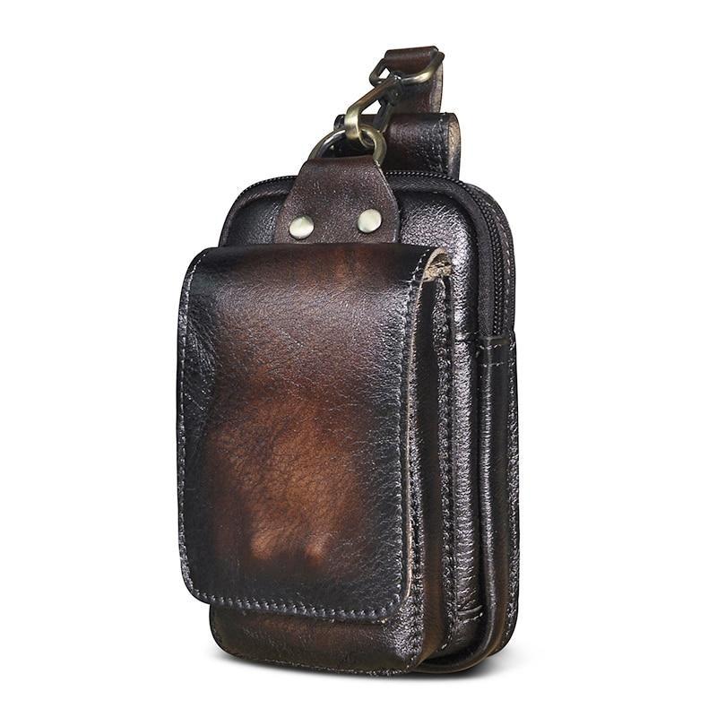 Men’s Crossbody Belt Bag | Multi-Pocket Waist Organizer