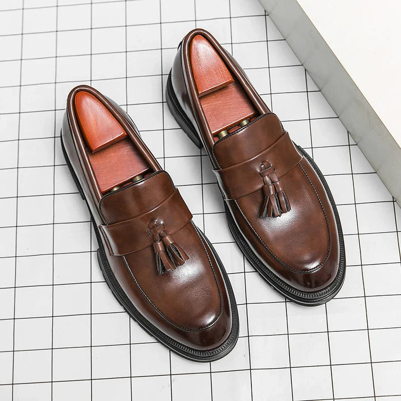 Men’s Loafers | Classic Tassel Slip-On Dress Shoes