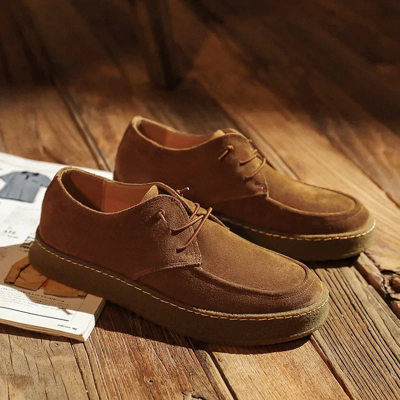 Men’s Casual Shoes | Classic Low-Top Suede Footwear