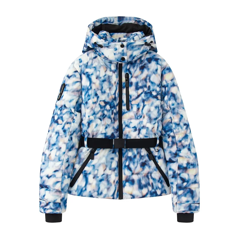 Women’s Winter Puffer Jacket | Belted Hooded Design