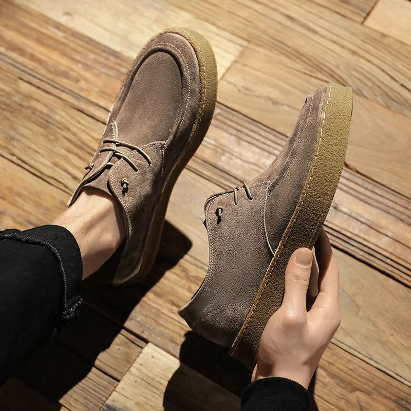 Men’s Casual Shoes | Classic Low-Top Suede Footwear