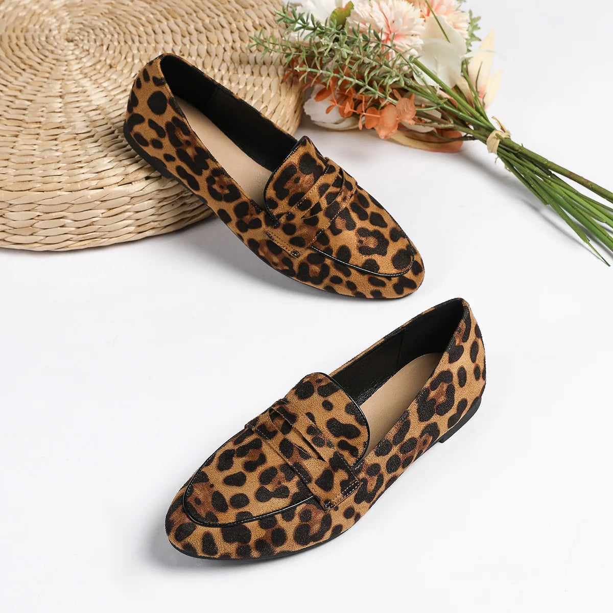 Women’s Printed Loafers | Stylish Slip-On Casual Shoes