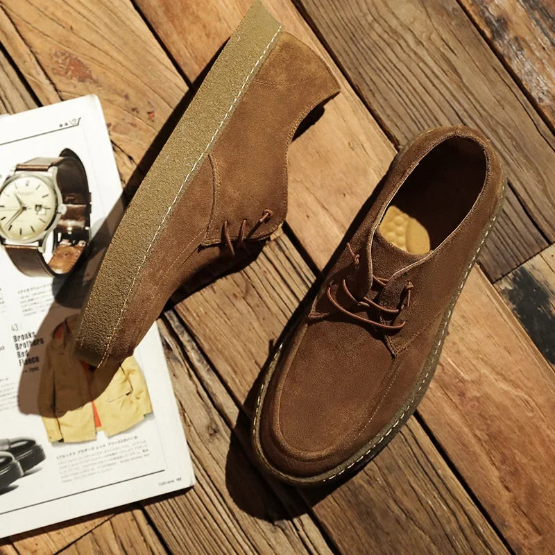 Men’s Casual Shoes | Classic Low-Top Suede Footwear