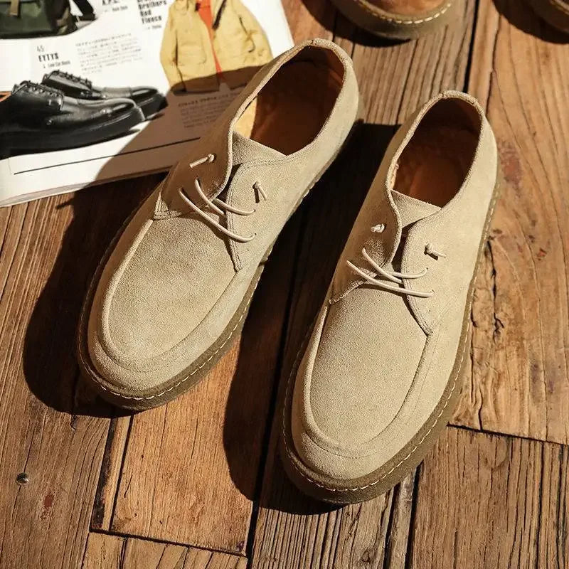 Men’s Casual Shoes | Classic Low-Top Suede Footwear