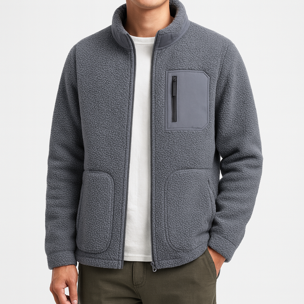 Men’s Winter Jacket | Soft Fleece Outdoor Outerwear