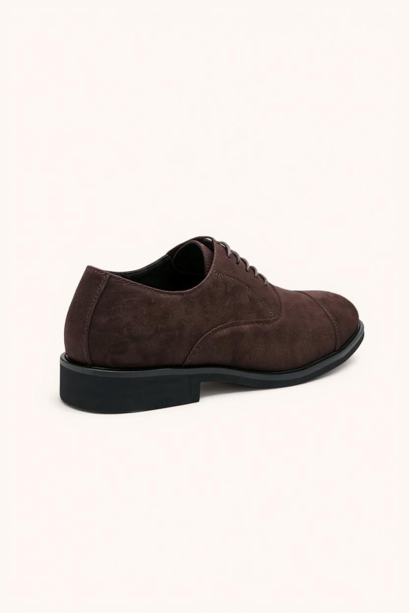 Men’s Lace-Up Shoes | Suede Oxford Formal Footwear