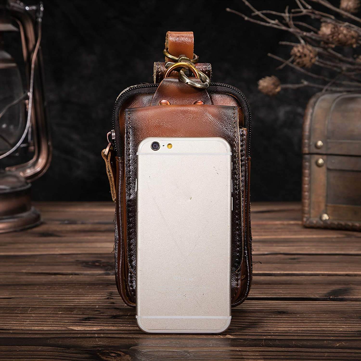 Men’s Crossbody Belt Bag | Multi-Pocket Waist Organizer