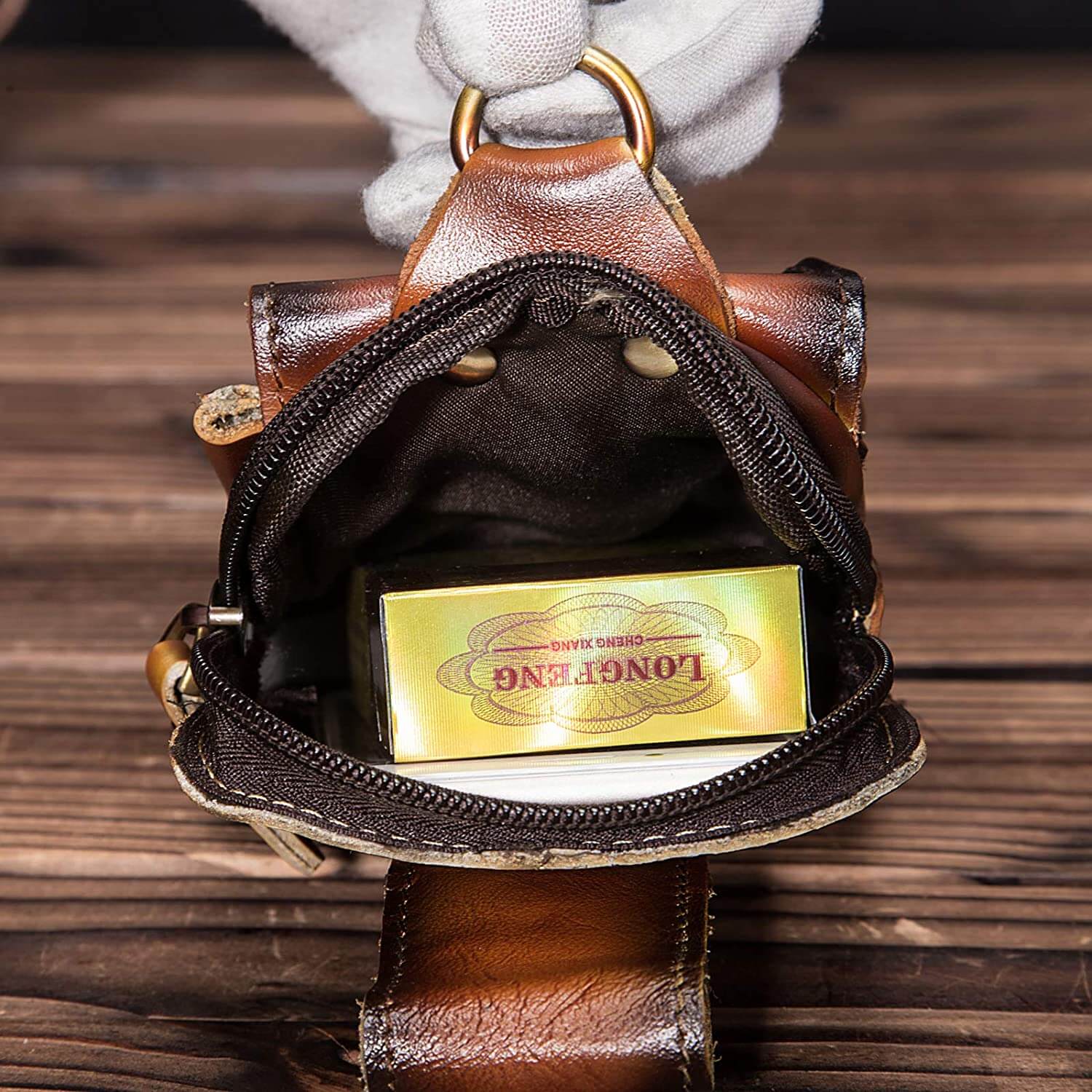 Men’s Crossbody Belt Bag | Multi-Pocket Waist Organizer