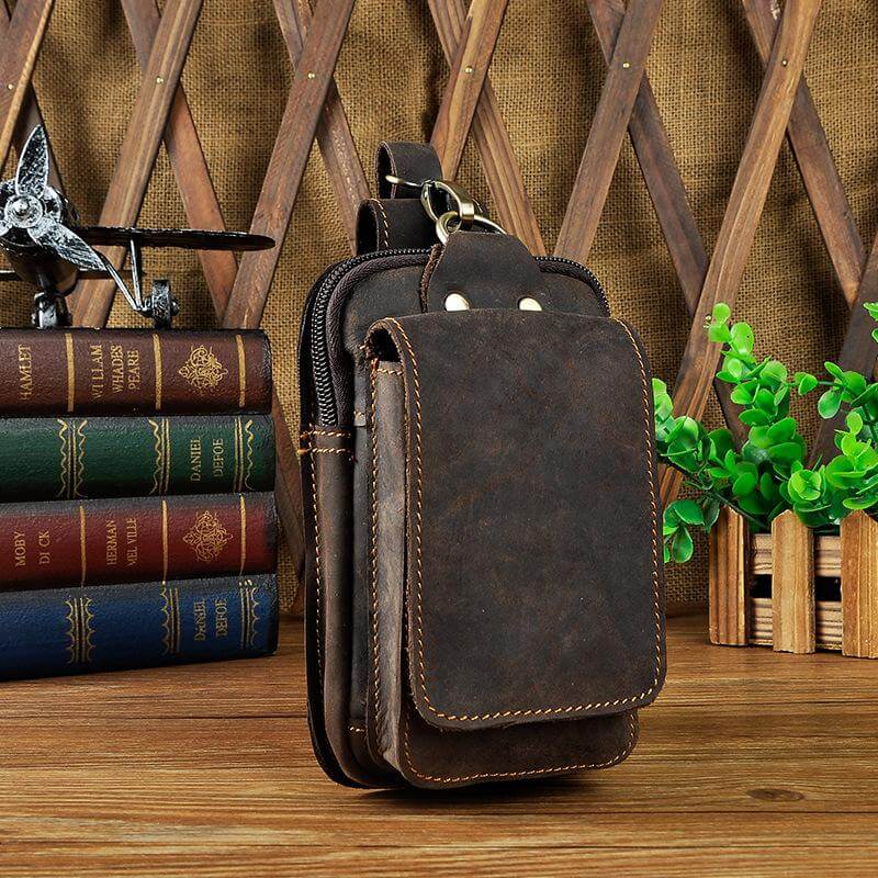 Men’s Crossbody Belt Bag | Multi-Pocket Waist Organizer