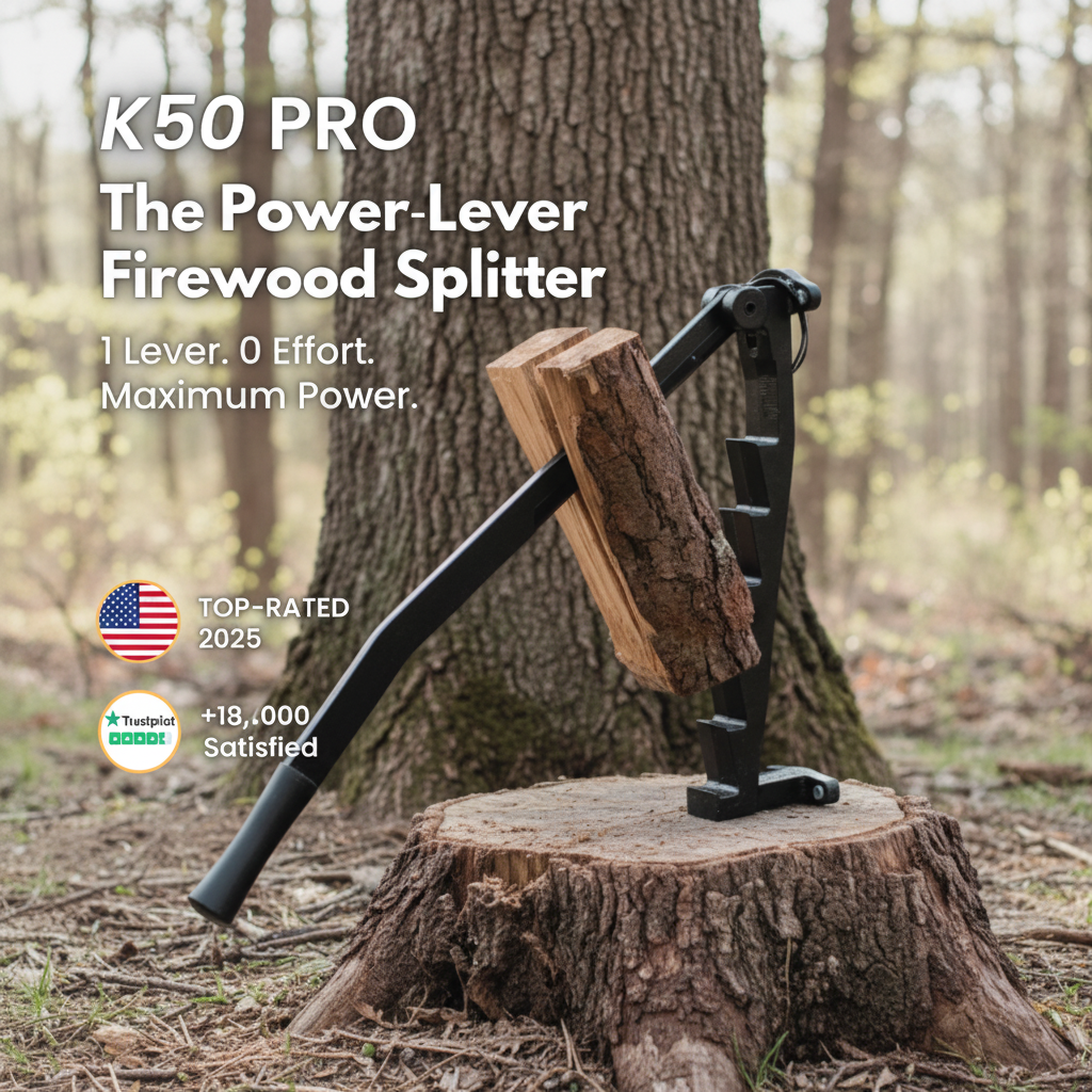 K50 PRO | The Lever‑Force Wood Splitter